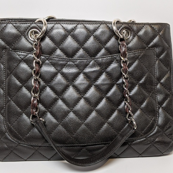 SOLD Chanel Dark Brown Grand Shopping Tote - Picture 3 of 7